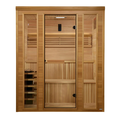 Golden Designs 2025 "Engelberg Edition" 6 Person Traditional Steam Sauna (GDI-7060-01)-Golden Designs-HQ Sauna