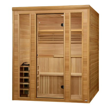 Golden Designs 2025 "Engelberg Edition" 6 Person Traditional Steam Sauna (GDI-7060-01)-Golden Designs-HQ Sauna