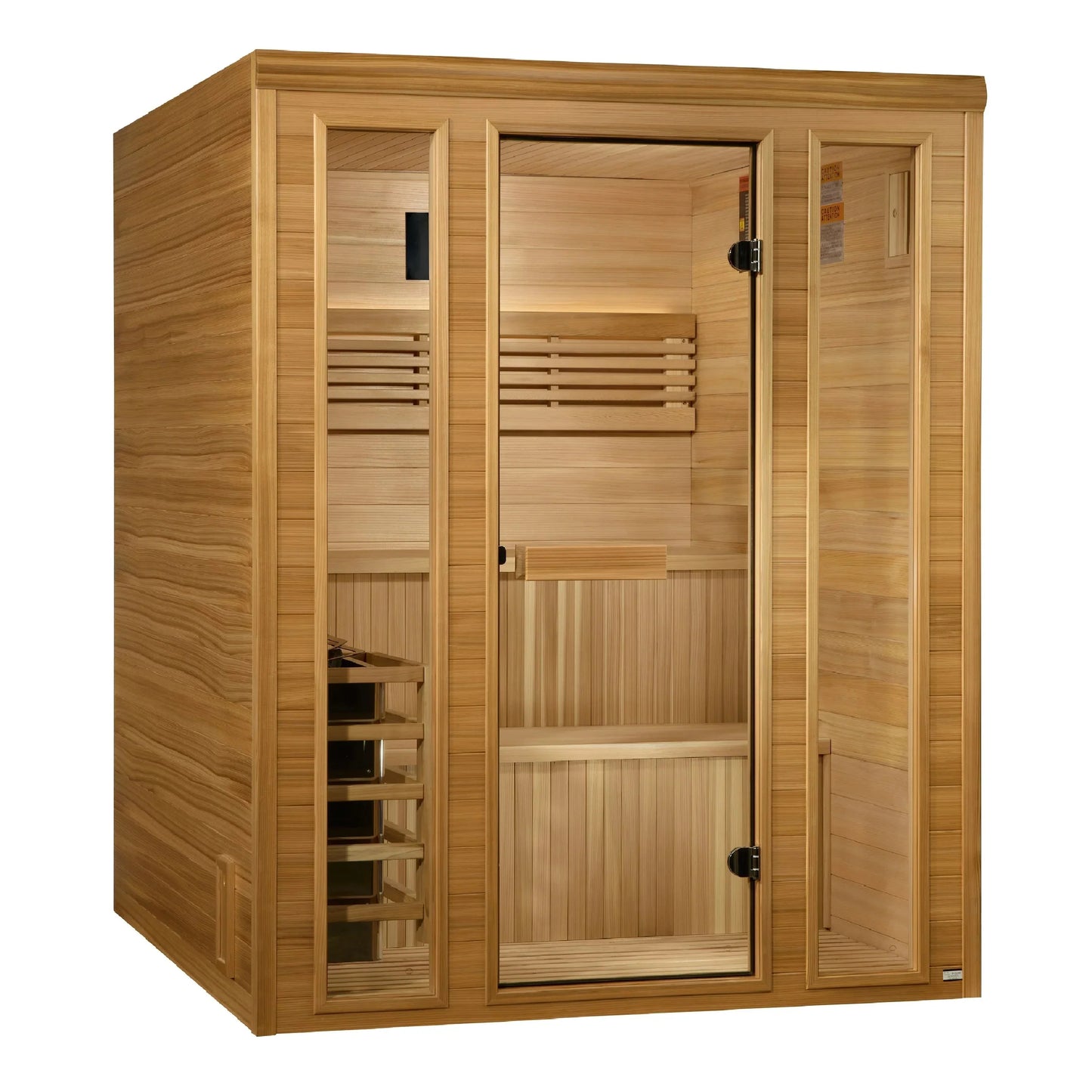 Golden Designs 2025 "Engelberg Edition" 6 Person Traditional Steam Sauna (GDI-7060-01)-Golden Designs-HQ Sauna