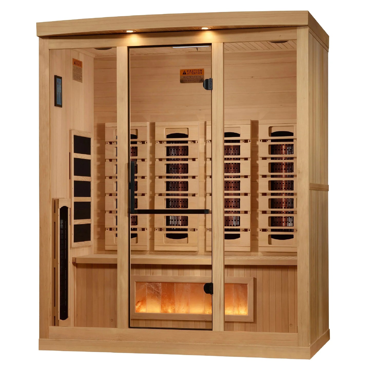 Golden Designs 4-Person 2025 Reserve Edition GDI-8040-03 Full Spectrum with Himalayan Salt Bar-Golden Designs-HQ Sauna