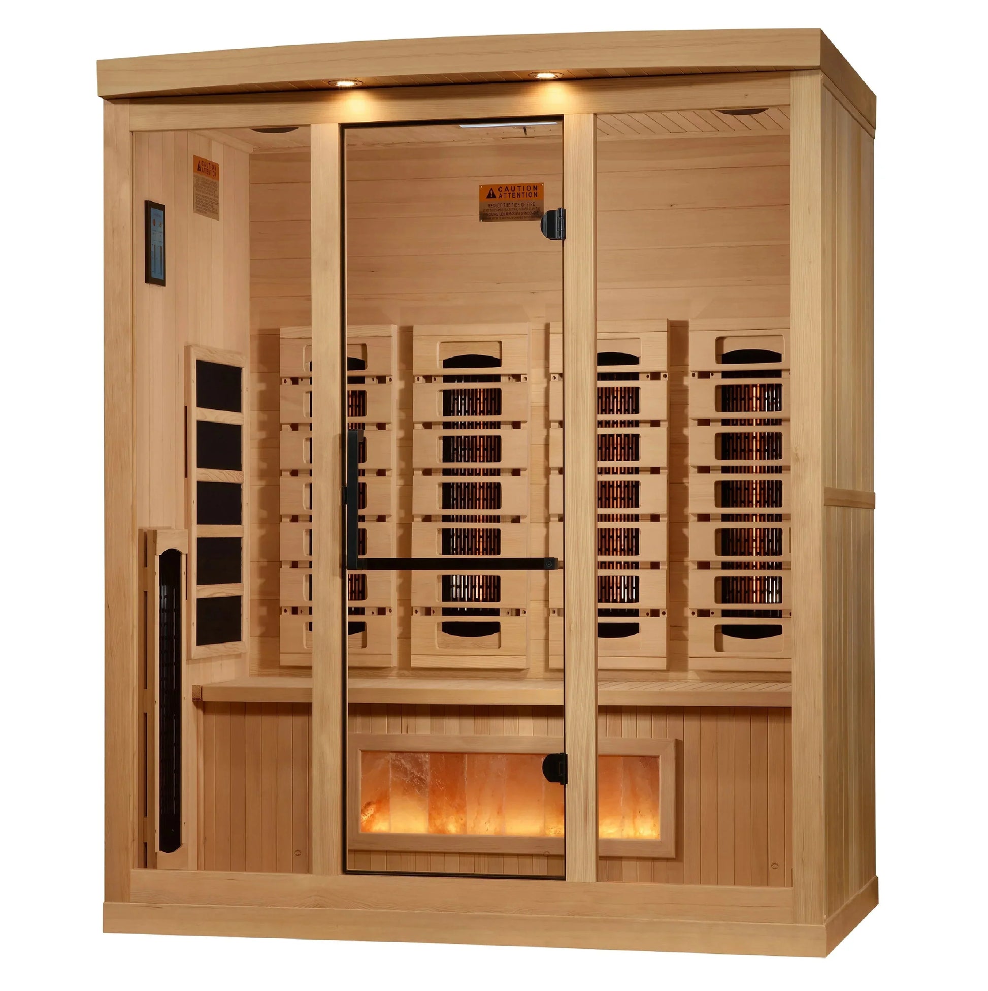 Golden Designs 4-Person 2025 Reserve Edition GDI-8040-03 Full Spectrum with Himalayan Salt Bar-Golden Designs-HQ Sauna