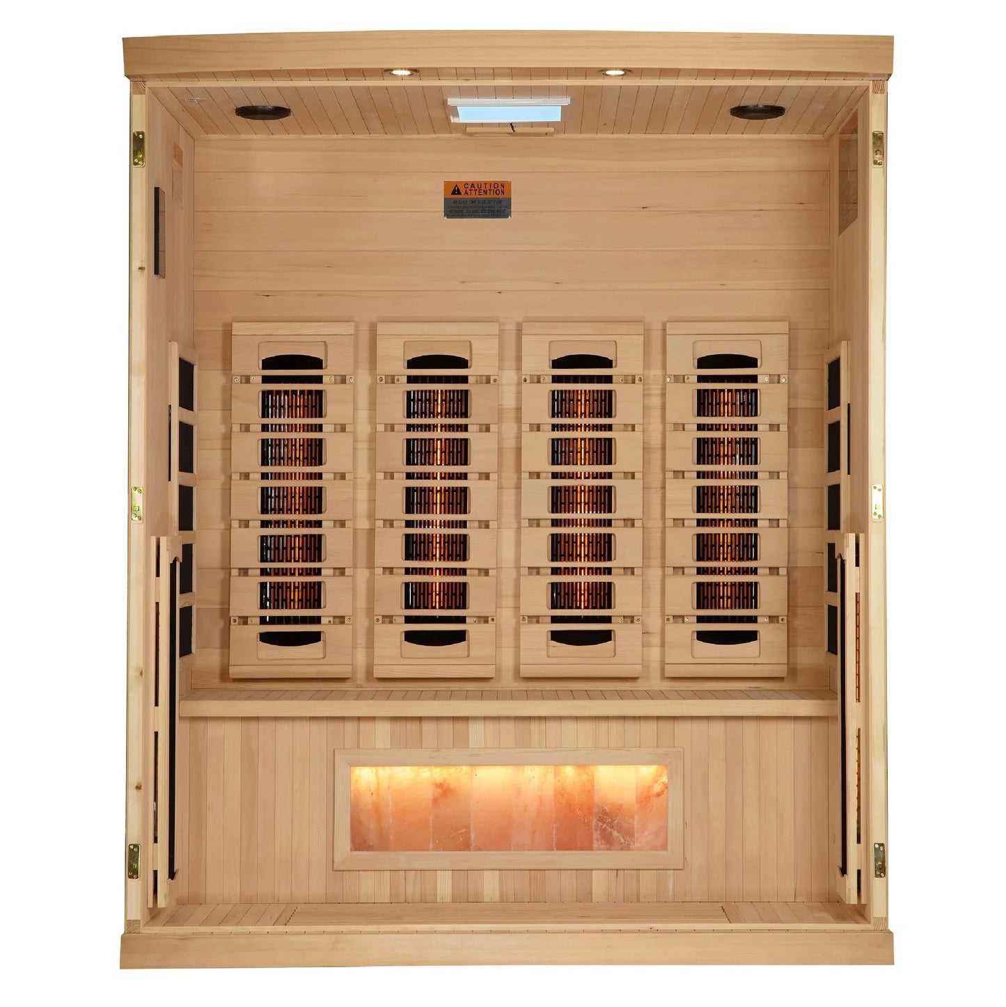 Golden Designs 4-Person 2025 Reserve Edition GDI-8040-03 Full Spectrum with Himalayan Salt Bar-Golden Designs-HQ Sauna