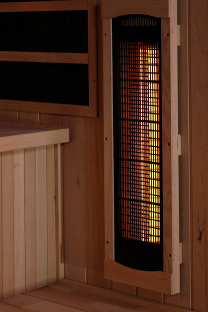 Golden Designs 4-Person 2025 Reserve Edition GDI-8040-03 Full Spectrum with Himalayan Salt Bar-Golden Designs-HQ Sauna