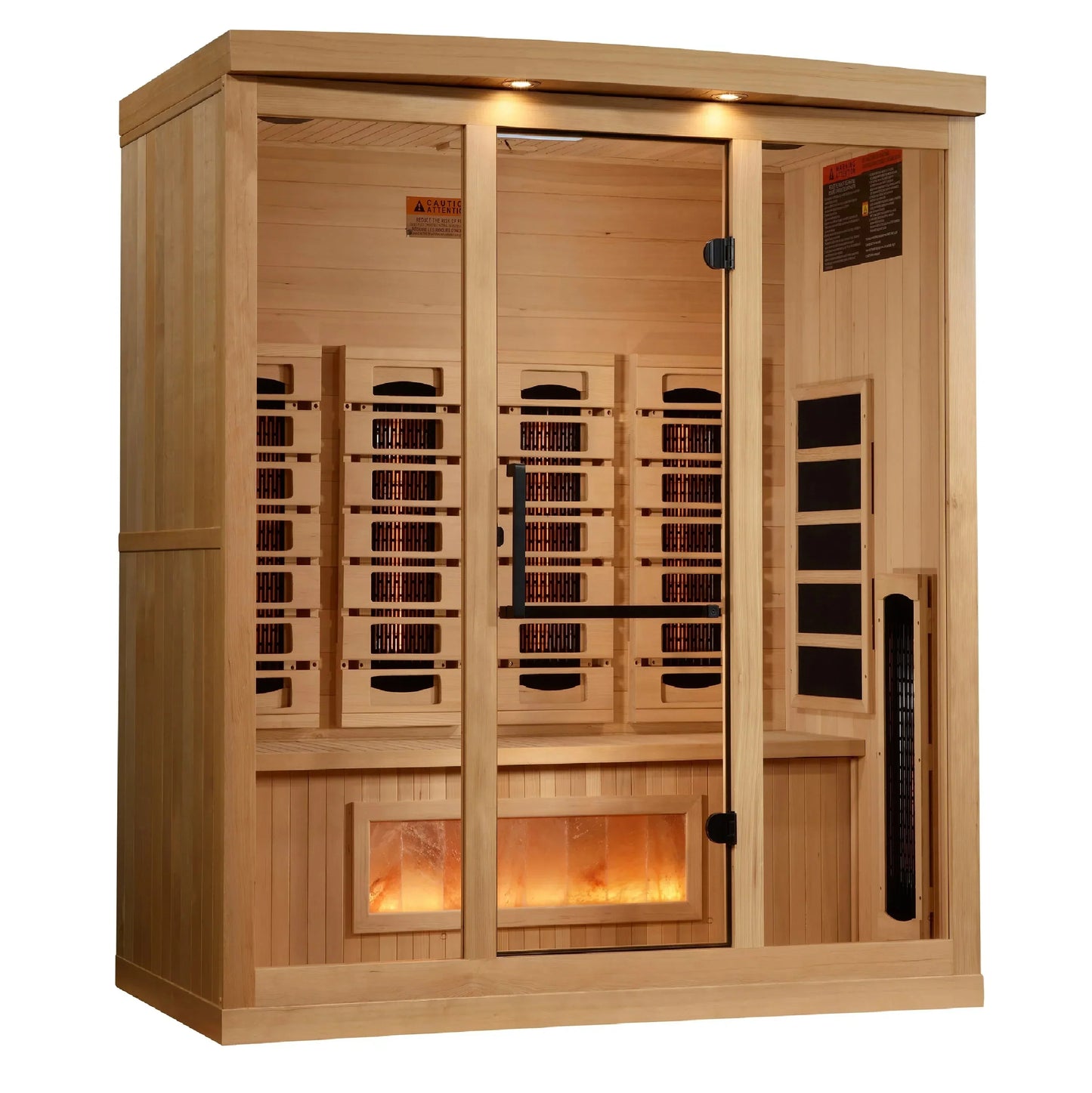 Golden Designs 4-Person 2025 Reserve Edition GDI-8040-03 Full Spectrum with Himalayan Salt Bar-Golden Designs-HQ Sauna