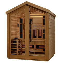 Loviisa 3-Person Hybrid Outdoor Sauna by Golden Designs - Model GDI-8523-01