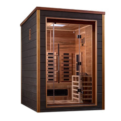 Nora 2-Person Hybrid Outdoor Sauna by Golden Designs - Model GDI-8222-01